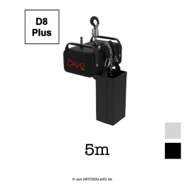 FOUR D8plus, 1000kg | 8:1 | 4m/min | noir | Châine 5m, galvanisé