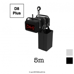 TWO 125 D8plus, 125kg | 10:1 | 16m/min | schwarz | Kette 5m, verzinkt