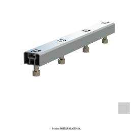 L52S vertical connector tube | silber