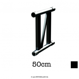 L52 Ladder | schwarz matt RAL 9005 | L= 50cm