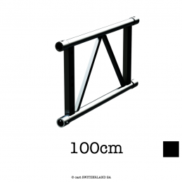 L52 Ladder | schwarz matt RAL 9005 | L= 100cm