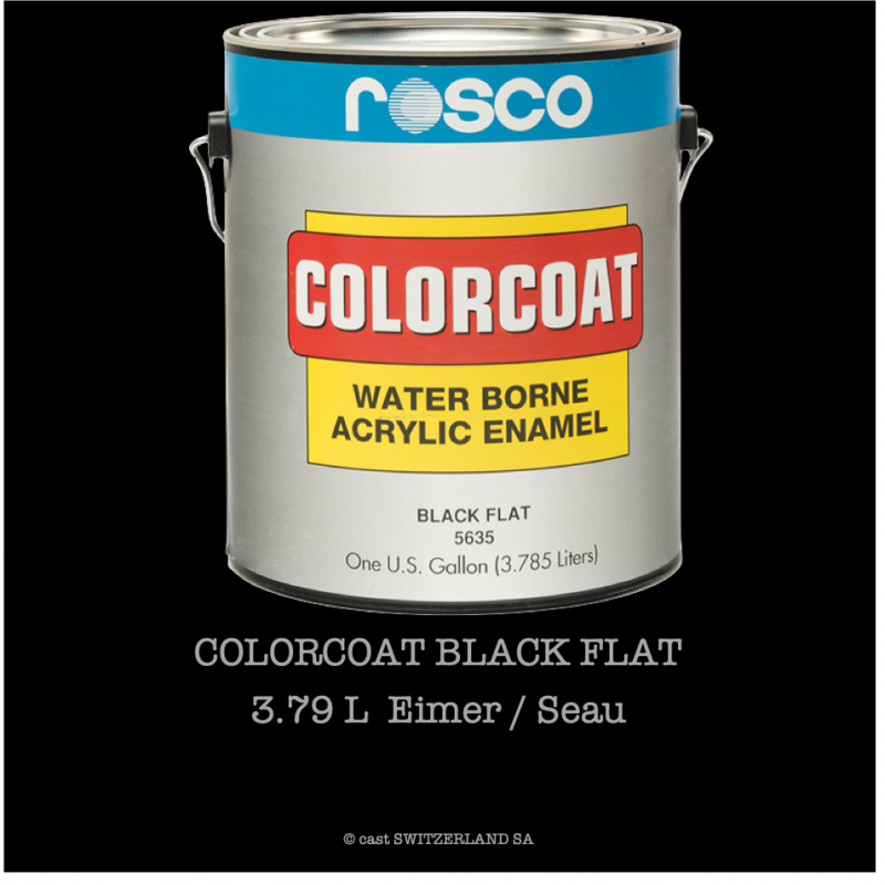 COLORCOAT BLACK FLAT | 3,79 Liter Eimer | schwarz