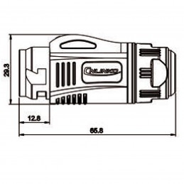 RJ45 Kabelsteckerschutz IP65 | schwarz