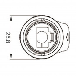 RJ45 Kabelsteckerschutz IP65 | schwarz