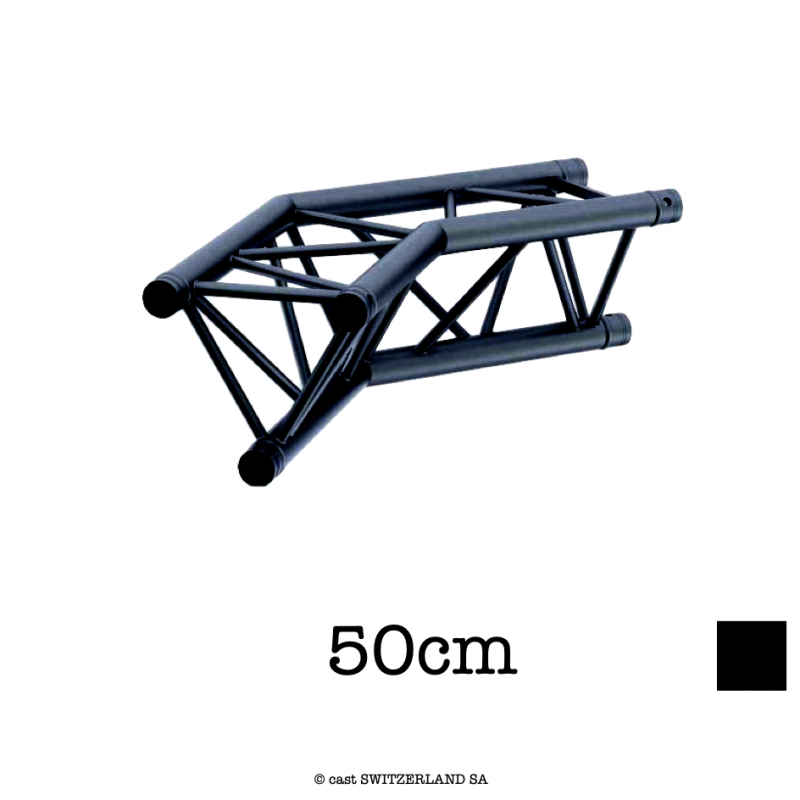 M29T-C205 Ecke 2-Weg 135° | schwarz | L= 50cm