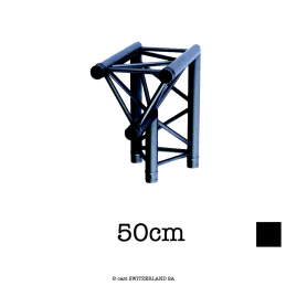 M29T-C207V Vertical 2-voies 90° Apex intérieur | noir | L= 50cm