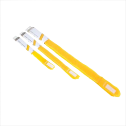 Serre-Câbles velcro Lot de 5 | jaune | L= 26cm
