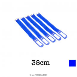 Kabelklett 5er-Set | blau | L= 38cm
