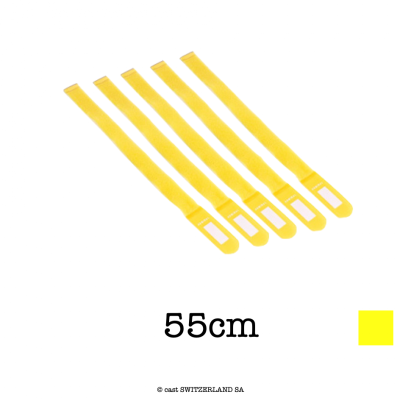 Kabelklett 5er-Set | gelb | L= 55cm