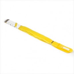 Serre-Câbles velcro Lot de 5 | jaune | L= 55cm