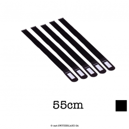 Kabelklett 5er-Set | schwarz | L= 55cm