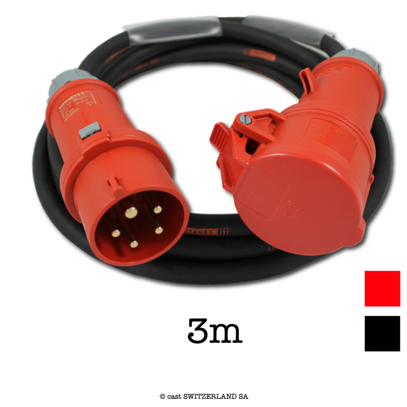 Câble CEE16-5 | TITANEX 5G2.5 | noir, 3m