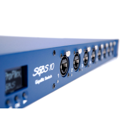 Simple GBS 10-port SWITCH opticalCON QUAD | blau