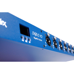 Simple GBS 10-port SWITCH opticalCON QUAD | blau