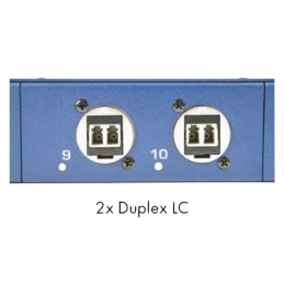 Simple GBS 10-port SWITCH 2optical LC | blau