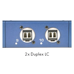 Simple GBS 10-port SWITCH 2optical LC | bleu