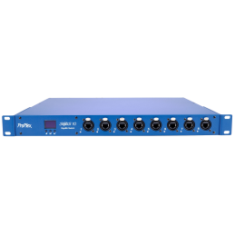 Simple GBS 10-port SWITCH etherCON POE | blau
