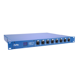 Simple GBS 10-port SWITCH etherCON POE | blau