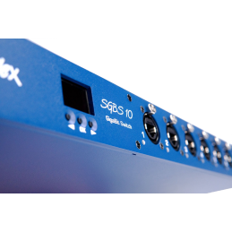 Simple GBS 10-port SWITCH 2optical LC PoE | bleu