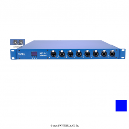 Simple GBS 10-port SWITCH 2opticalCON QUAD POE | blau