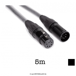 Câble de données 110 Ohm XLR5 | noir, 5m
