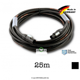 Kabel powerCON True1 | TITANEX 3G1.5 | schwarz, 25m