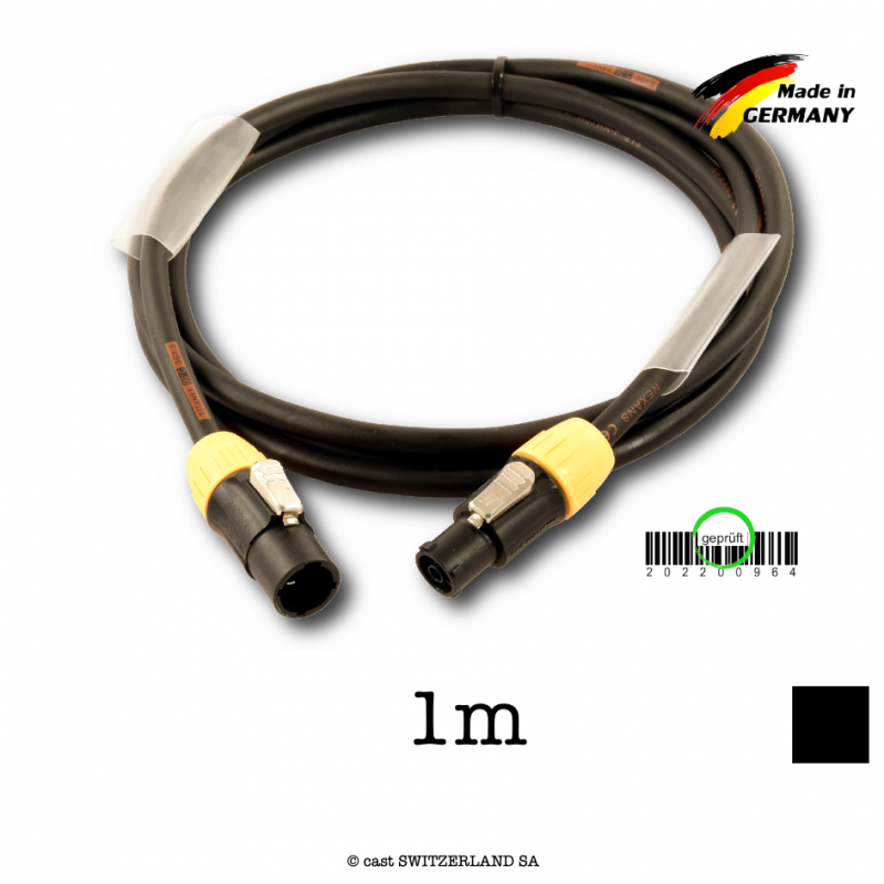 Câble Seetronic SAC3 16A | TITANEX 3G1.5 | noir, 1m