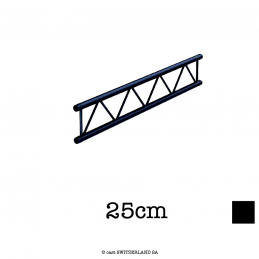 M29L-L025 Ladder | noir satiné gloss, 25cm