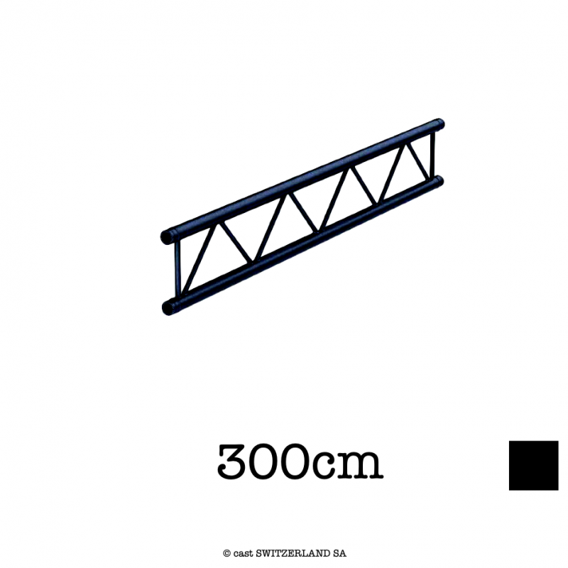 M29L-L300 Ladder | noir satiné gloss, 300cm