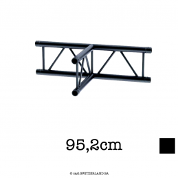 M29L-C317U Ladder Joint en T UP 3-voies | noir satiné gloss, 95,2cm