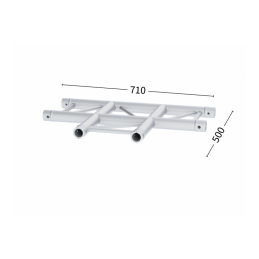 M29L-C317F Ladder Joint en T FLAT 3-voies | argent, 0,71cm