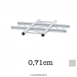 M29L-C416F Ladder KREUZ FLAT 4-Weg | silber, 0,71cm