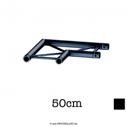 M29L-C203F Ladder Ecke FLAT 2-Weg 90° | schwarz gloss, 50cm