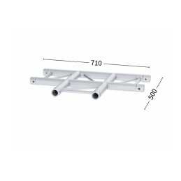 M29L-C317F Ladder T-Stück FLAT 3-Weg | schwarz gloss, 0,71cm