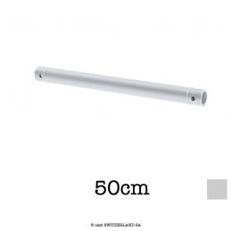 Aluminium Rohr 2xCR | silber, 50cm