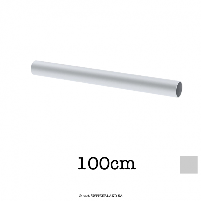 Tube en aluminium | argent, 100cm