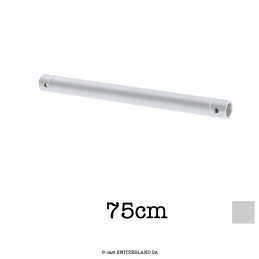 Aluminium Rohr 2xCR | silber, 75cm