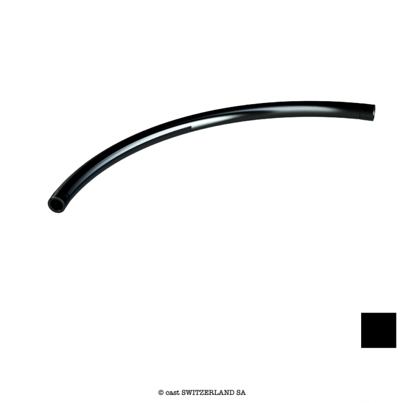Aluminium Rohr 2xCR, Ø 150cm | Segment 90° (4x) | schwarz gloss