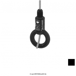 Portre-Câble Type 50SV III avec anneau, 4-5mm, 60/90kg | 1:10 | noir