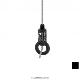 Portre-Câble Type 66SV III avec anneau, 5/6/6.35mm, 90/135/150kg | 1:10 | noir