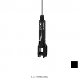 Portre-Câble Type 50SV III ZW avec fourche, 4-5mm, 60/90kg | 1:10 | noir