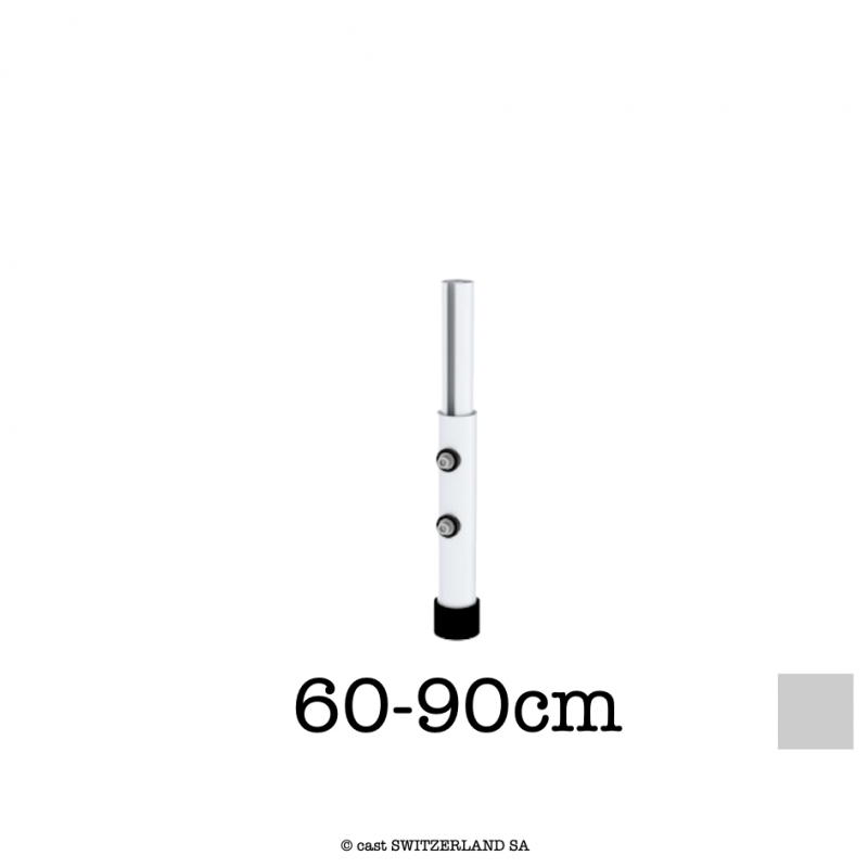 STAGE LEG TELESCOPIC | argent, 60-90cm