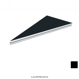 stage82 MODEL M triangulaire 200 x 100cm droi | noir doublement peint