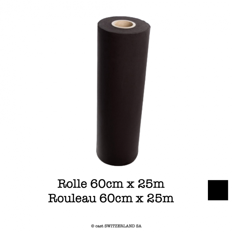 VELCRO STAGE-POLYESTER, 180g/m2 | Rolle 60cm x 25m | schwarz