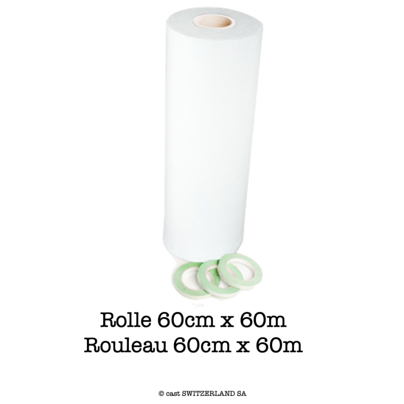 DECO MOLTON, 160g/m2 | Rolle 60cm x 60m | weiss