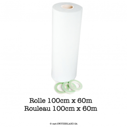 DECO MOLTON, 160g/m2 | Rouleau 100cm x 60m | blanc