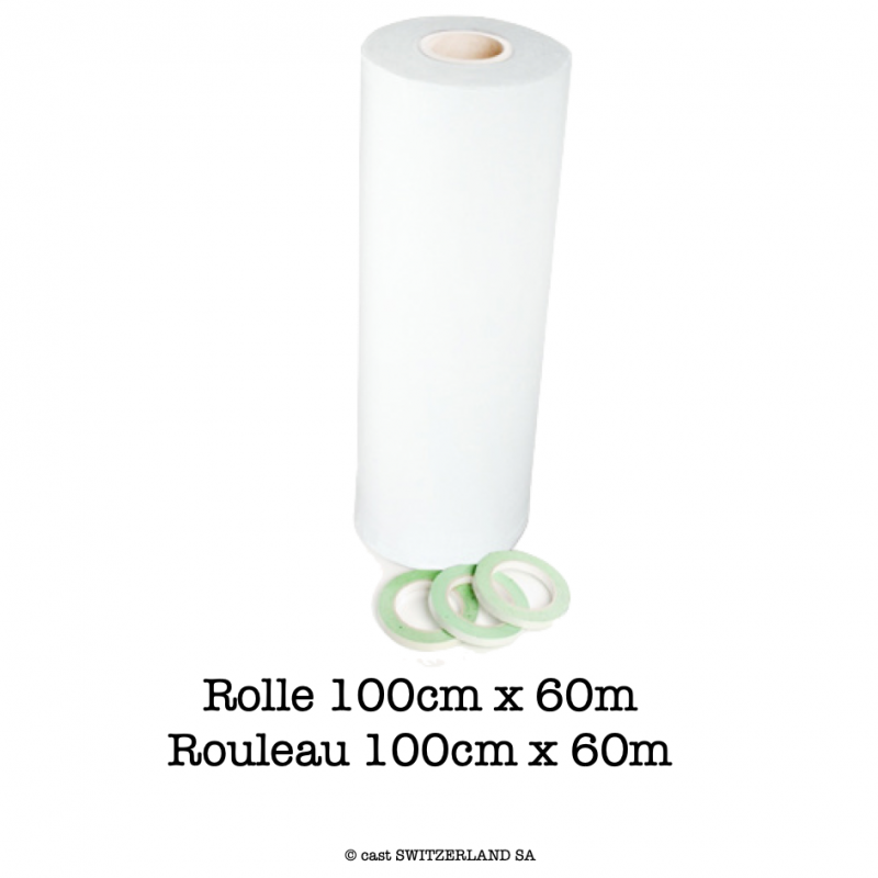 DECO MOLTON, 160g/m2 | Rolle 100cm x 60m | weiss