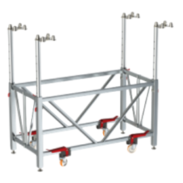 ARENA FRAME double | argent | H 120-190cm