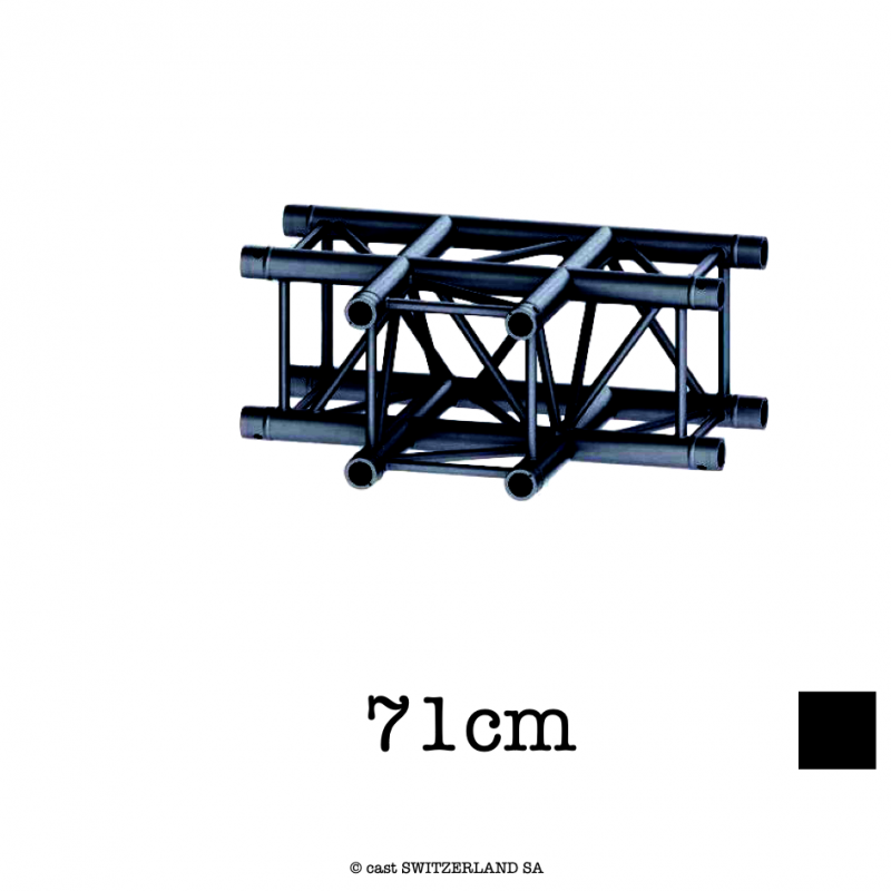 M29S-C317 Ecke 3-Weg T-JOINT | schwarz gloss, 71cm