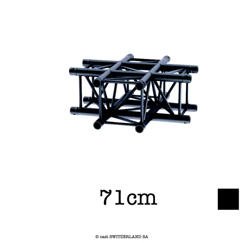 M29S-C416 Ecke 4-Weg CROSS | schwarz, 71cm